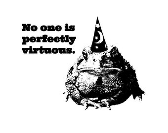Virtuous Toad Sticker