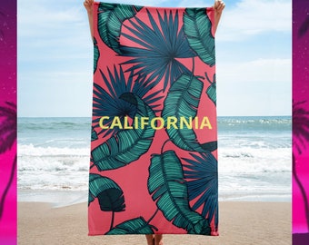 California Quality Beach Towel Vacation Gift for California Dreamers California Beach Towel Gift Quality Towel for the Beach California