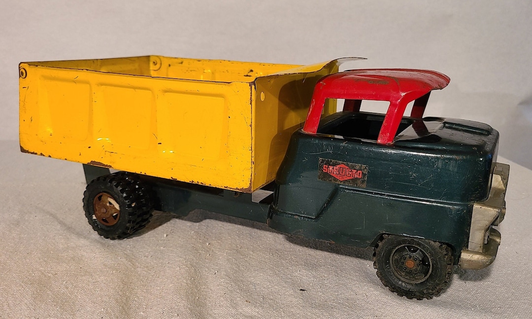 Structo Tin Toy Dump Truck Vintage 1950's - Etsy