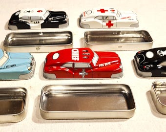 Coolest Stash Box, Vintage Fossil Watch Tin Box Cars. Cop  display picture 3