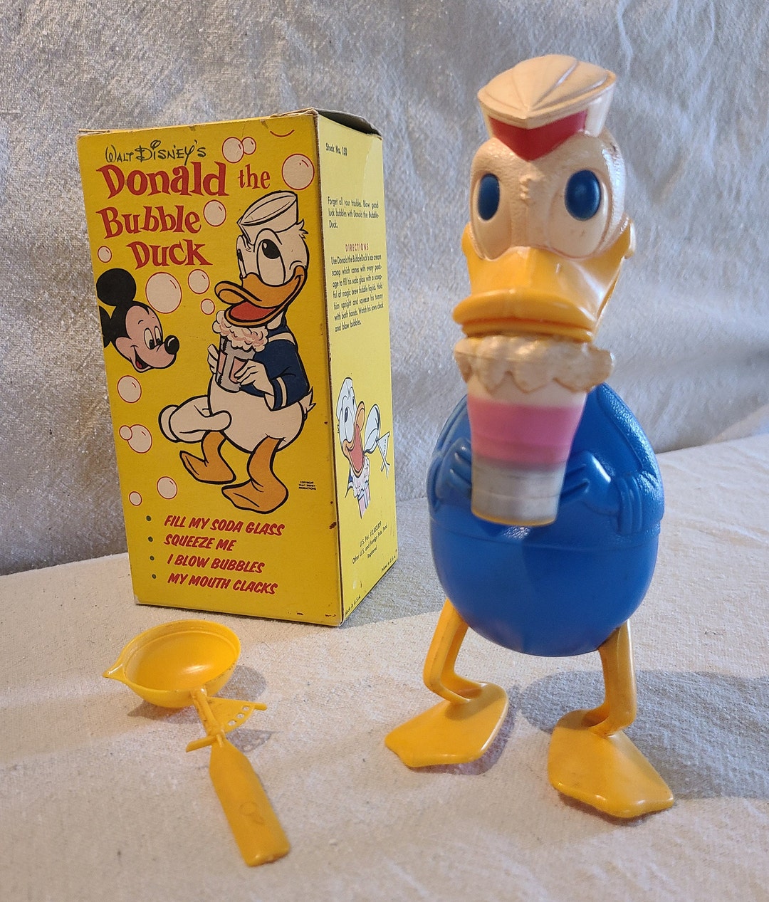 貴重品 ふりふりドナルドダック 昭和40年代 箱付き 動作不可 美品