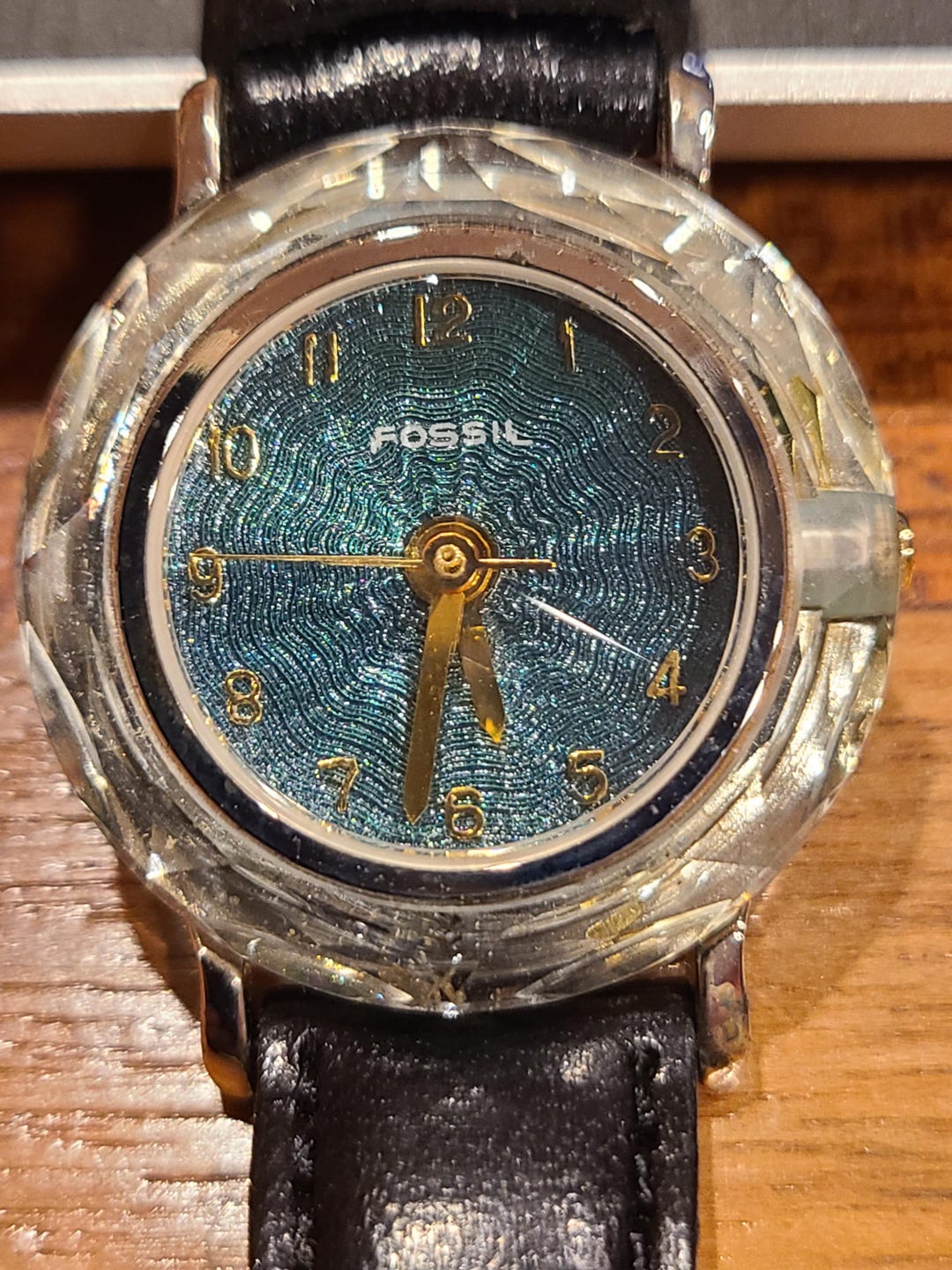 Fossil Women\'s LE1041 Limited Edition Vintage Aviary Black Leather Watch Rare Fossil Le1041 Limited Edition Vintage Aviary Three Hand  main image 3