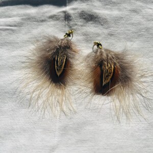 Feather earrings