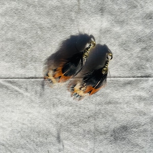 Feather earrings
