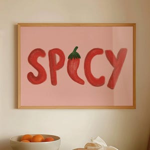 Pikantny nadruk, plakat rysowany ręcznie, plakat z chili, pikantny nadruk z margaritą, nadruk koktajlowy, pikantny nadruk plakatowy, sztuka wózka barowego, nadruk z chili w kuchni