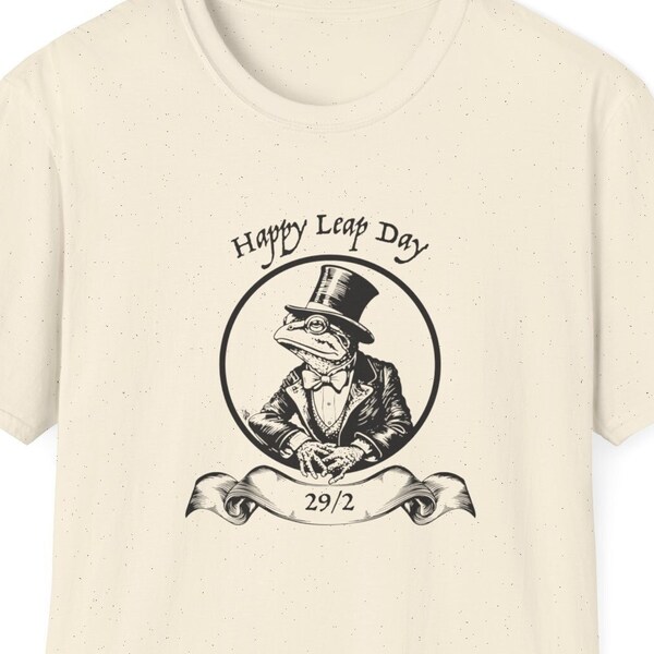 Leap Day Birthday Frog Shirt: Unique Birthday Gift for Leap Year Celebrants