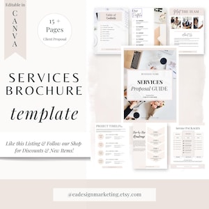 Services Proposal | Proposal of Services | Editable Proposal Template | Business Services Template | Service Proposal Template