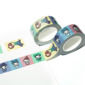 The Band Ghost WASHI TAPE 2 cm*10 m Clown Papa’s - Papa Emeritus Primo, Secondo, Terzo, Copia Fanart