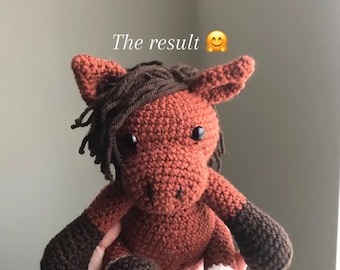 Crocheted horse. Made to order. Perfect gift for any age!