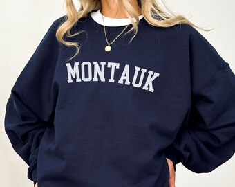 Montauk Crewneck Sweatshirt Hamptons Gift Unisex Crewneck Oversized Montauk New York Shirt for Hamptons Beach Sweatshirt NY