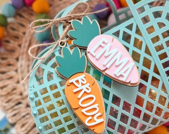 Easter Basket Name Tag,  Custom Easter Basket, Easter Tags,  Easter Basket Tag, Easter Gift For Kids,  Easter Basket Stuffers