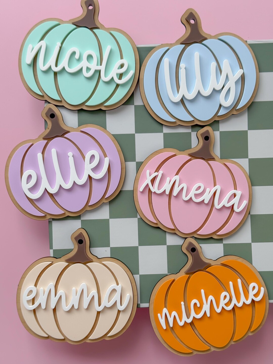 Personalized Pumpkin Boo Basket Tag With Kids Names | Halloween Gift ...