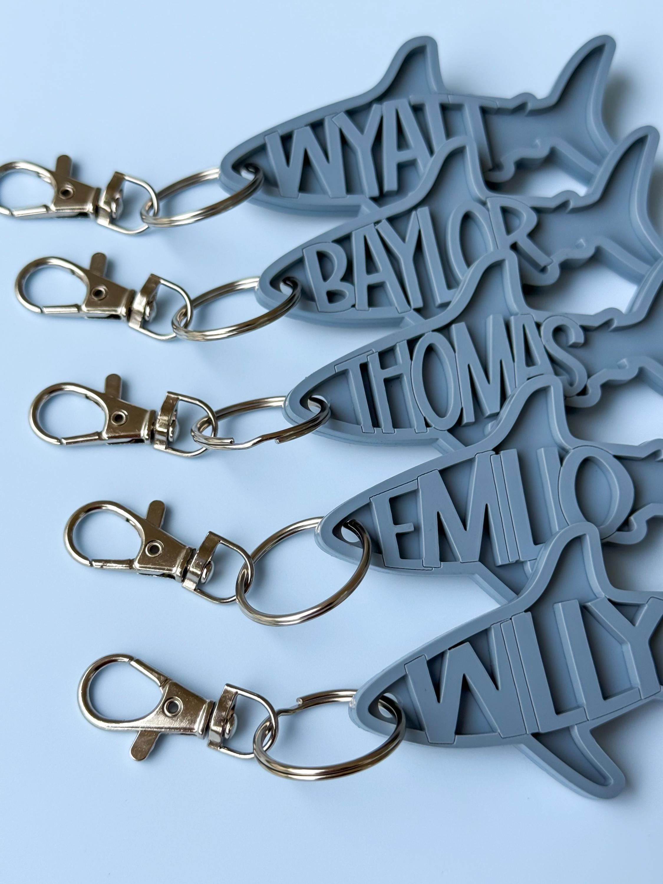 Tags For Keychains Name Keychain, Name Tag, Backpack Name Tag, Keychains, Bag Charms and ...
