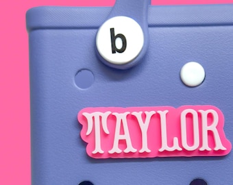Bogg Bag Charm, Bogg Bag Accessory, Customizable Name Tag For Bogg Bag, Personalized Bogg Bag Charm, Bogg Bag Name