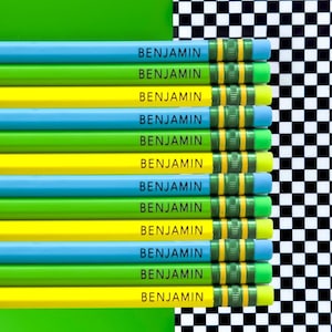 Personalized Laser Engraved Pencils, Custom Name Pencils for Students, Teacher Gifts, Office Supplies, Party Favors, Back to School Supplies
