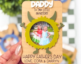 Father’s Day Picture Frame Magnet, Father's Day Photo Magnet, Father’s Day Gift, Photo Refrigerator Magnet, Fathers Day Gifts from Kids