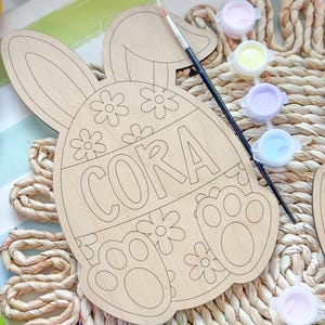 Easter Personalized Painting Kit | Easter Basket Stuffers | Easter Gift For Kids | DIY Craft for Kids | Easter Decor Kids | Easter Basket