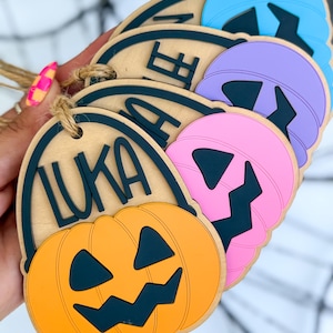 Trick or Treat Basket Tag for Kids | Halloween Gift Tag | Trick or Treat Basket Name Tag | Boo Basket | Halloween Decor | Halloween Basket