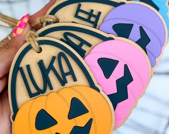 Trick or Treat Basket Tag for Kids | Halloween Gift Tag | Trick or Treat Basket Name Tag | Boo Basket | Halloween Decor | Halloween Basket