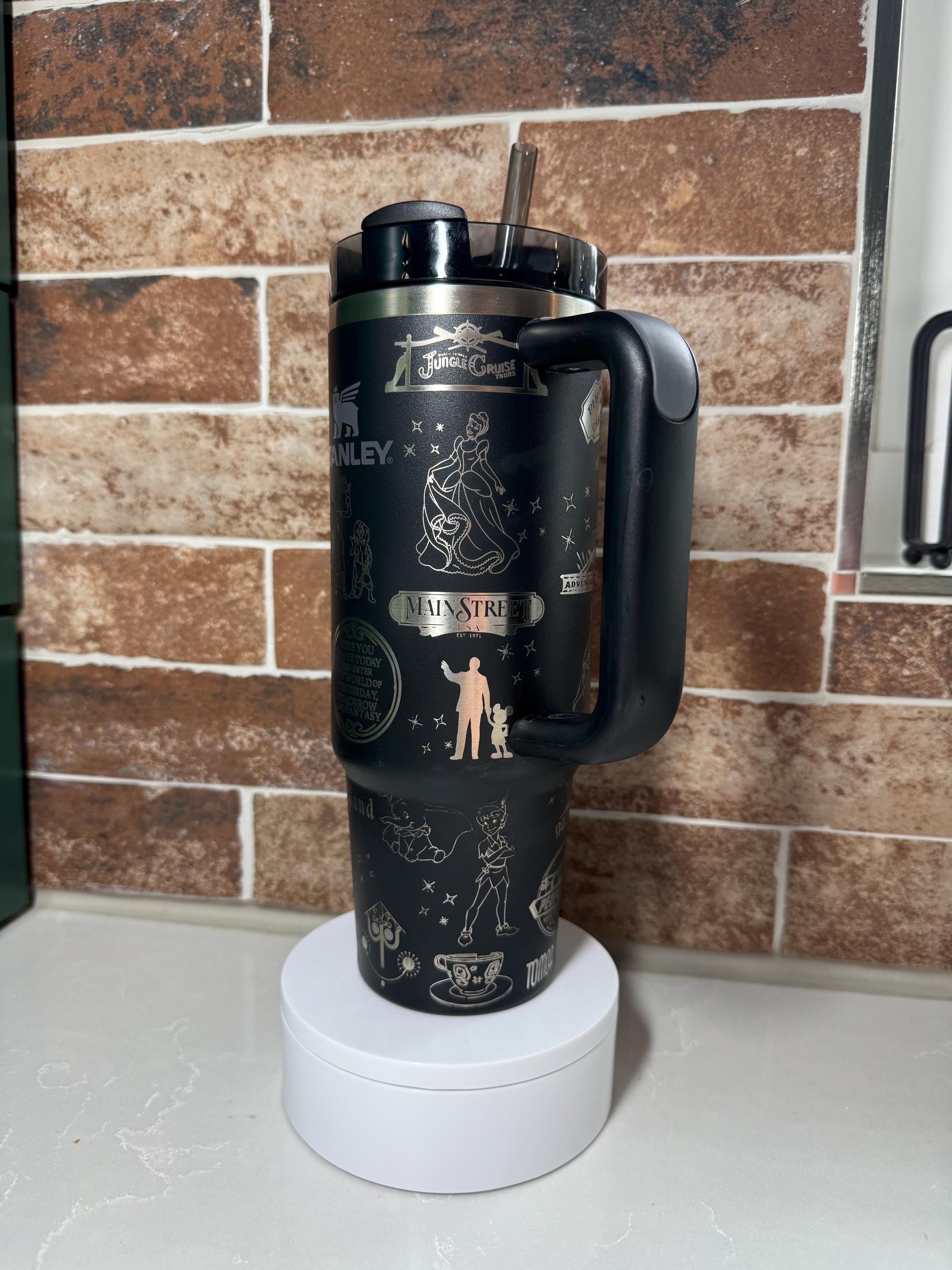 Disney World Magic Kingdom Engraved Stanley Quencher Tumbler