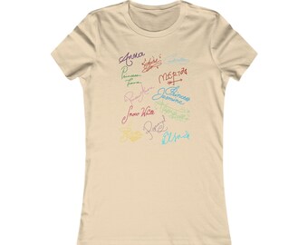 Disney Princess Signatures Women's T-Shirt