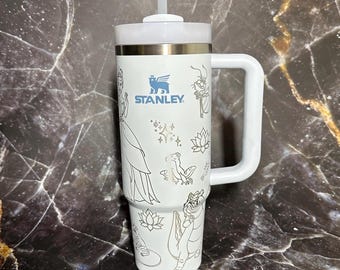 Princess and the Frog - Tiana Engraved Stanley Quencher Tumbler | 30oz 40oz