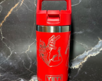 Spiderman Engraved Tumbler | Yeti Rambler or Stanley IceFlow | 12 oz 18oz or 20oz | Personalized