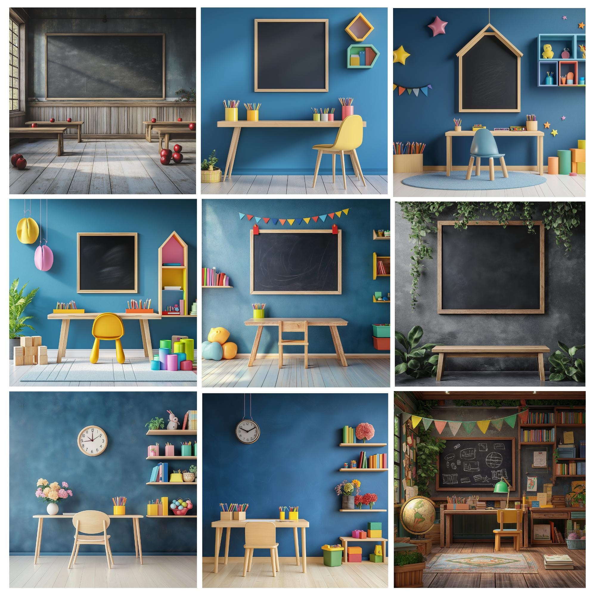 50+ Chalkboard Classroom Photography Backdrops (digital Download) - Etsy