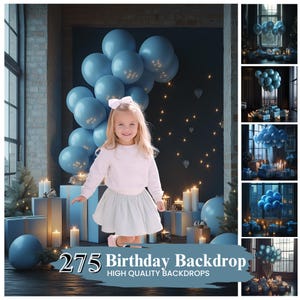250+ Birthday Backdrops Bundle, Celebration And Party Backdrops, Photoshop Overlays, Photography Backdrop, Photo Editing, Digital Download