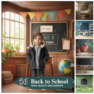 50+ Back To School Backdrops, Chalkboard Classroom Photography Props Overlays, Middle School Backgrounds For Teenagers, Photo Graduation