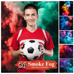 50+ Smoke Digital Backdrops, Rainbow Colors Texture Background, Sports Backgrounds and Overlay Bundle, Fine Art Texture, Digital Download