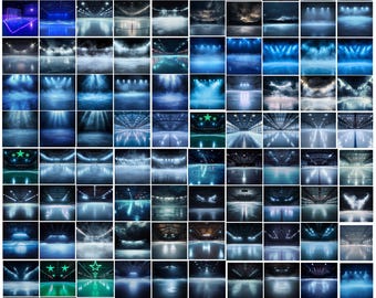 Mais de 90 cenários digitais de rinque de hóquei no gelo, cenário digital de hóquei, fundos esportivos para fotografia composta, pôster de jogador, download instantâneo