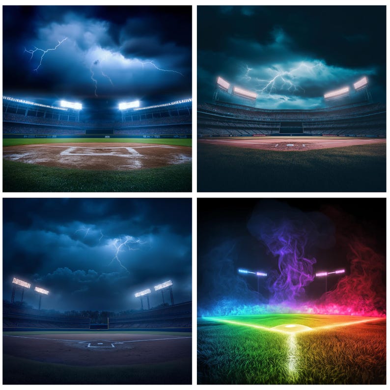 100+ Baseball Stadium Backdrops, Sports Poster Template, Baseball ...