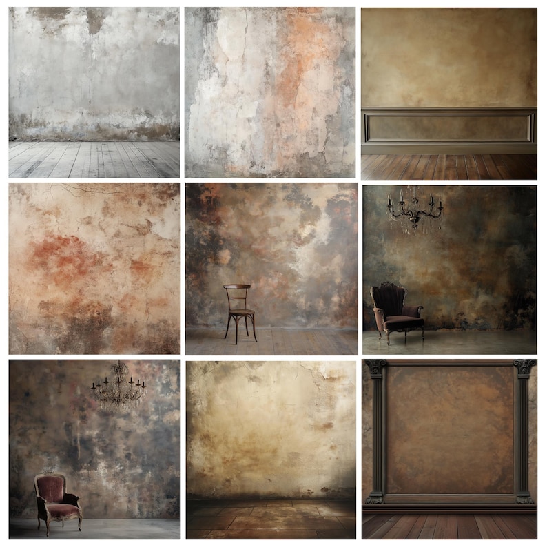 50+ Old Master Digital Backdrops, Grunge Portrait Studio Backgrounds ...