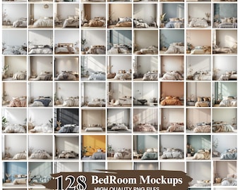 Oltre 100 mockup di pareti vuote per camere da letto, raccolta di interni scandinavi, mockup di alta qualità, mockup di pareti vuote, download digitale