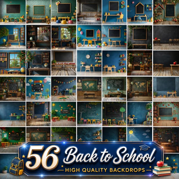 Classroom Backdrop - Etsy UK