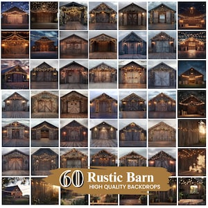 50+ Rustic Barn Digital Backdrop, Rustic Wood Backdrop Photography Overlay, Maternity Backdrops, Bokeh Light Backdrops, Digital Download