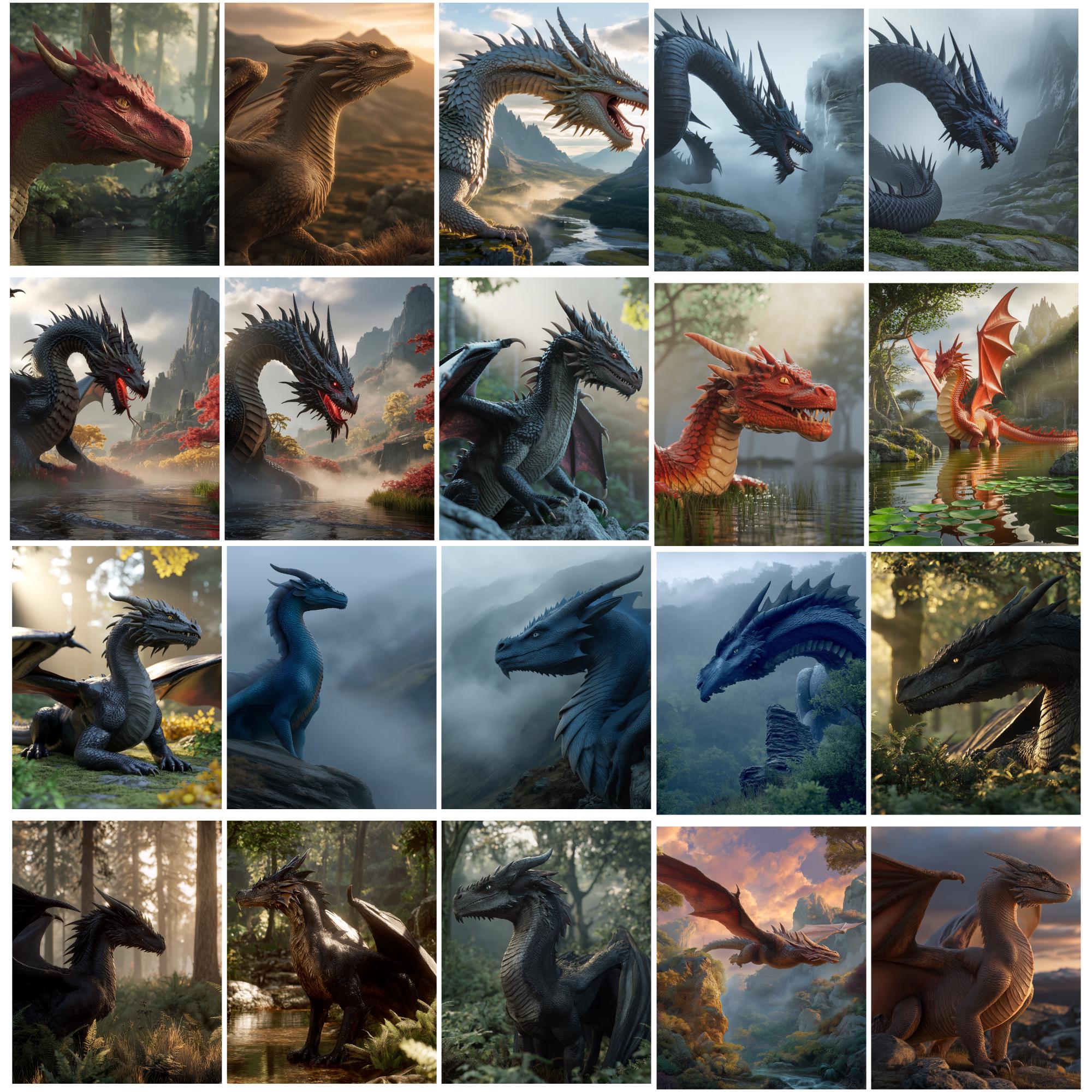 Dragonframe Backdrop Fantasy Dragon Scenes Digital Backdrop, Dragon Backdrops, Photoshop ...