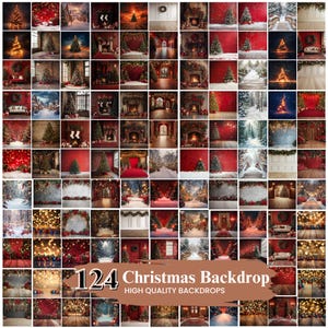 Más de 100 fondos digitales navideños, fondos de estudio navideños, superposiciones de texturas de bellas artes para fotografía, fondos de estudio para fotógrafos