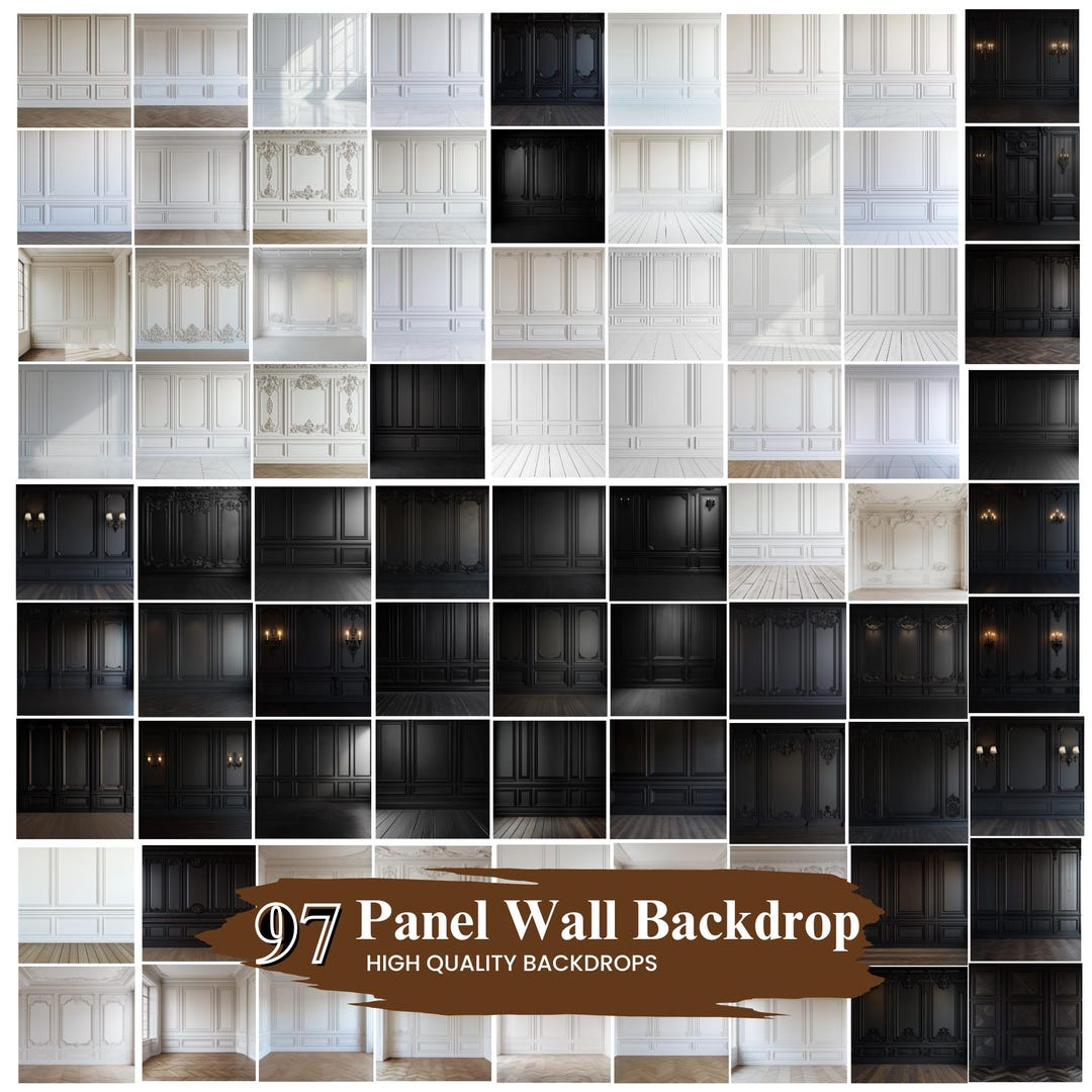 50+ Panel Wall Digital Backdrops, Maternity Backdrop Overlays, Fine Art ...