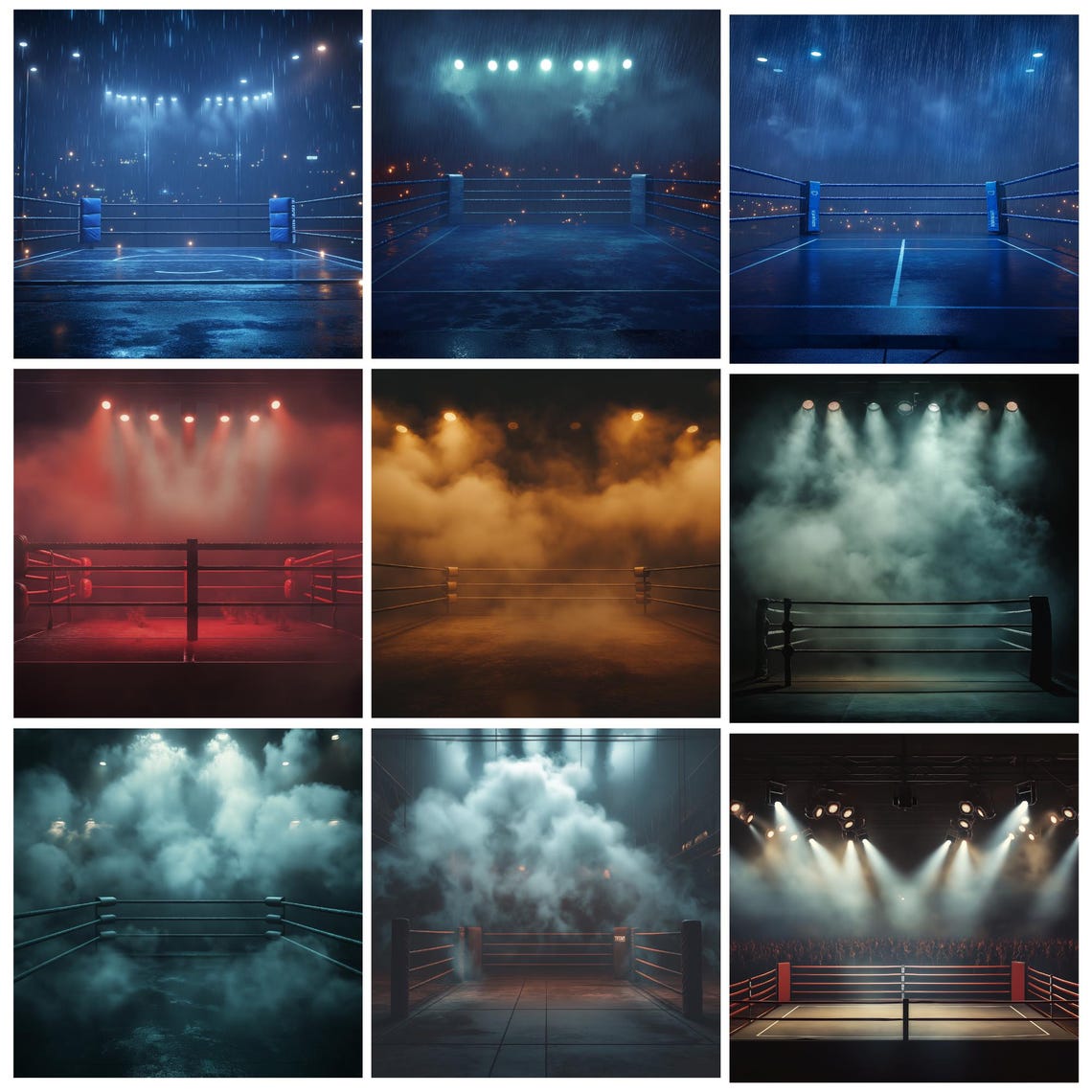 50+ Boxing Digital Backdrops, Boxing Poster Backdrops, Sport Backdrops ...
