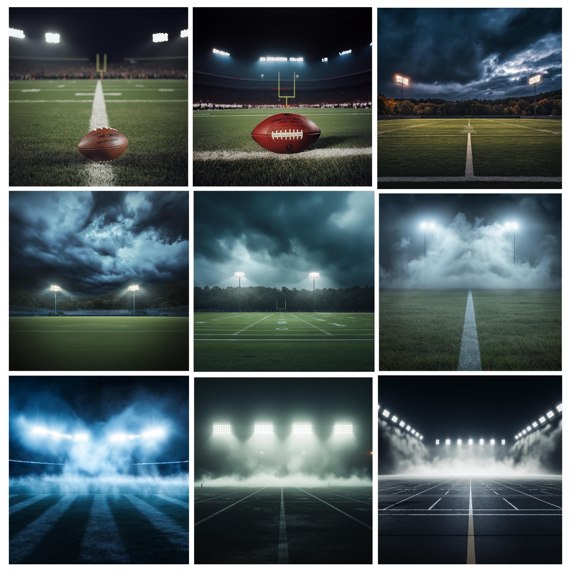 Football Stadium Backgrounds, Sports Photography, Dramatic Lights ...