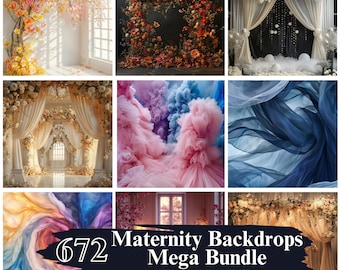 650+ Maternity digital Backdrop Mega Bundle, Floral Maternity Backdrop, Fine Art Textures Overlays Backdrop Bundle, Silk Maternity Backdrop