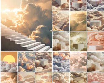 十字架の雲、神、イエス、宗教的な写真スタジオの背景 - Etsy 日本