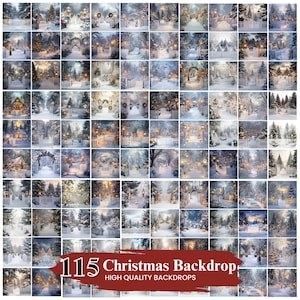 Más de 100 fondos digitales con superposiciones de árboles de Navidad, fondos para fotografía navideña, fondos de estudio para fotógrafos, superposiciones de Photoshop