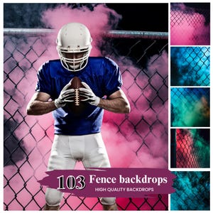 100+ Fence Color and Fire-Themed Images for Sports Photo Backgrounds, Sports Digital Backdrops for Photoshop Edits, Smoke and Fog Background