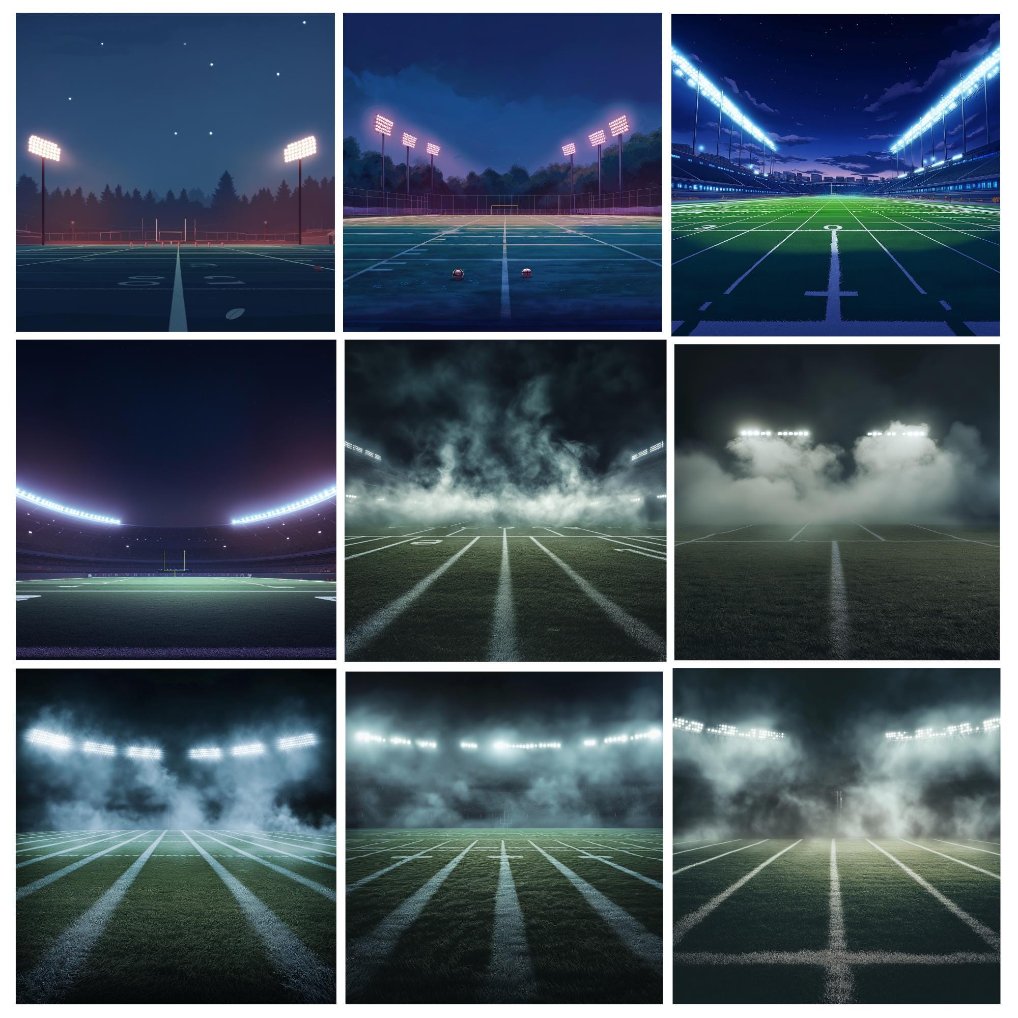 Football Stadium Backgrounds, Sports Photography, Dramatic Lights ...