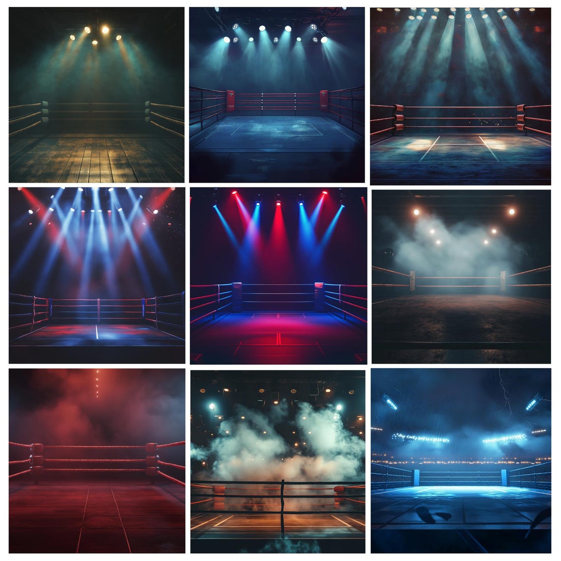50+ Boxing Digital Backdrops, Boxing Poster Backdrops, Sport Backdrops ...