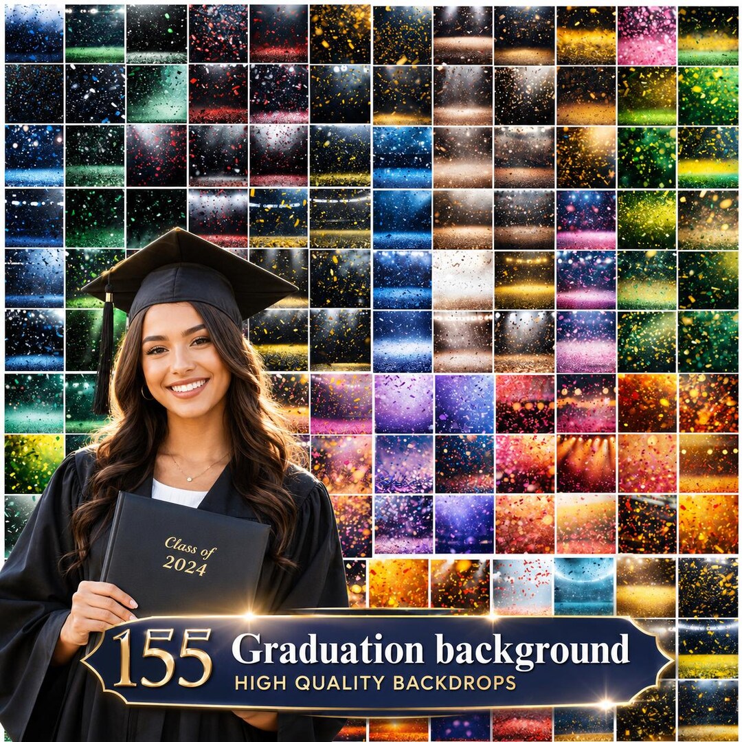 Pretty Grad Background 100+ Graduation Photography Backdrops, Glitter Photo Backgrounds ...