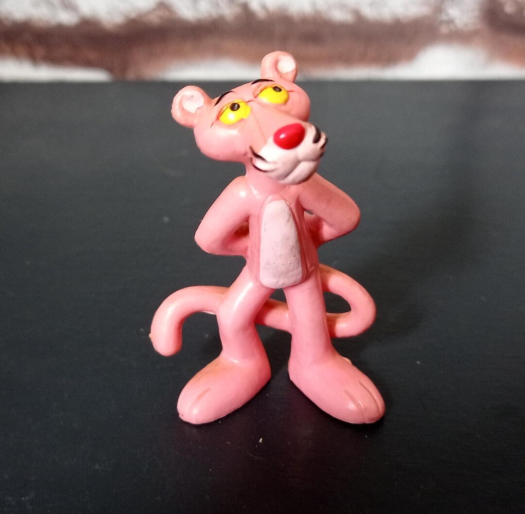 2.5 PVC Figure Pink Panther Posing Pink Bully United Artists - Etsy